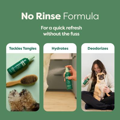 Show full view: Earth Rated Deodorizing & Conditioning Refresh Mist for Dogs, White Tea & Basil Scent, 8-fl oz bottle slide 3 of 9