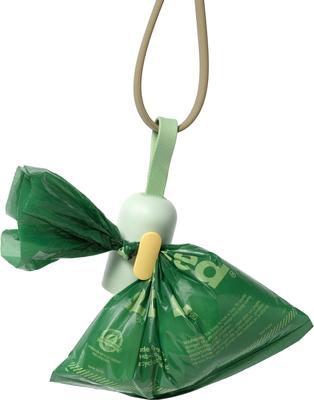 Show full view: Earth Rated Dog Poop Bag Holder with Dog Poop Bags, Unscented, 1 Dispenser & 15 Bags slide 7 of 9