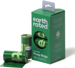 Earth Rated Dog Poop Bags, Refill Rolls, Lavender Scented, 120 count