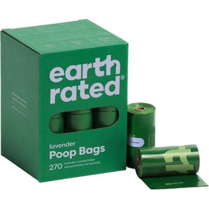 Earth Rated Dog Poop Bags, Refill Rolls, Lavender Scented, 270 count