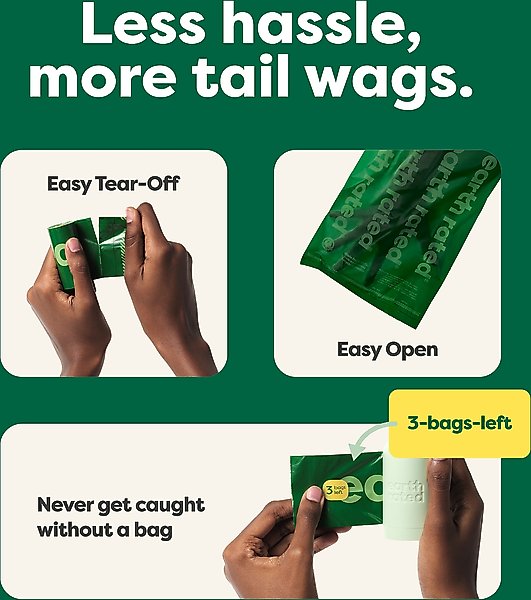 Earth Rated Dog Poop Bags, Refill Rolls
