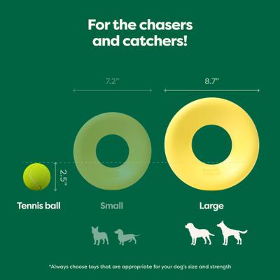 Show full view: Earth Rated Flyer Dog Toy, Large slide 4 of 11