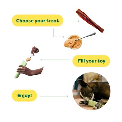 Show full view: Earth Rated Natural Rubber Dog Enrichment Toy, Small slide 2 of 10