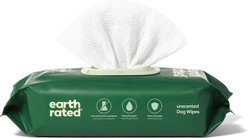Earth Rated Thick Hypoallergenic Dog Grooming Wipes, Unscented, 100 count