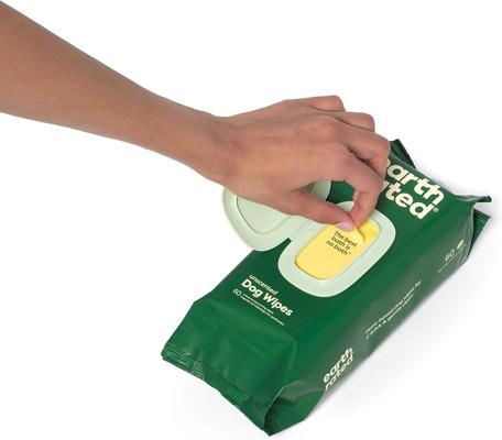 Earth Rated Dog Wipes, Thick Plant Based Grooming Wipes