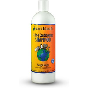 Earthbath 2-in-1 Mango Tango Conditioning Dog & Cat Shampoo, 16-fl oz bottle