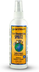 Earthbath 3-in-1 Deodorizing Vanilla Almond Spritz for Dogs, 8-fl oz bottle