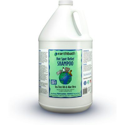 Earthbath Earthbath Hot Spot Relief Tea Tree & Aloe Dog & Cat Shampoo, 128-fl oz bottle