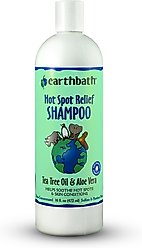 Earthbath Hot Spot Relief Tea Tree & Aloe Dog & Cat Shampoo, 16-fl oz bottle