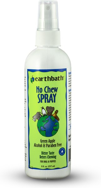 Show full view: Earthbath No Chew Green Apple & Bitters Flavored Dog Spray, 8-fl oz bottle slide 1 of 9