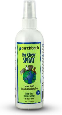 EARTHBATH No Chew Green Apple Bitters Flavored Dog Spray, 8-fl