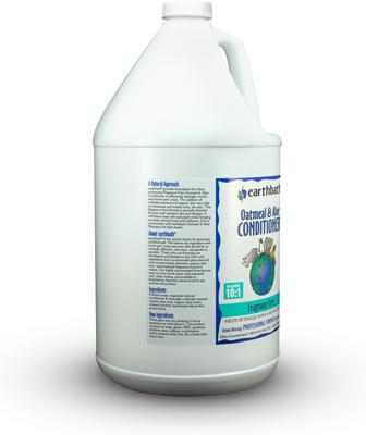 Show full view: Earthbath Oatmeal & Aloe Dog & Cat Conditioner, Fragrance-Free, 128-fl oz bottle slide 7 of 10