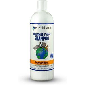 Earthbath Oatmeal & Aloe Fragrance Free Dog & Cat Shampoo, 16-fl oz bottle