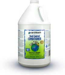 Earthbath Shed Control Green Tea & Awapuhi Dog & Cat Conditioner, 128-fl oz bottle