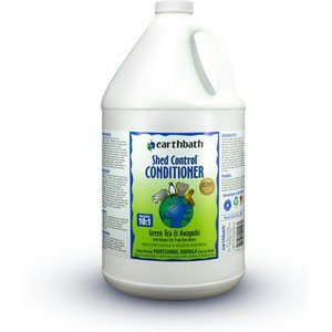 Earthbath Shed Control Green Tea & Awapuhi Dog & Cat Conditioner, 128-fl oz bottle