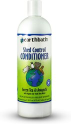 Earthbath Shed Control Green Tea & Awapuhi Dog & Cat Conditioner, 16-fl oz bottle