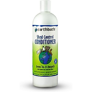 Earthbath Shed Control Green Tea & Awapuhi Dog & Cat Conditioner, 16-fl oz bottle