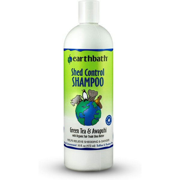 Earthbath Shed Control Green Tea & Awapuhi Dog & Cat Shampoo