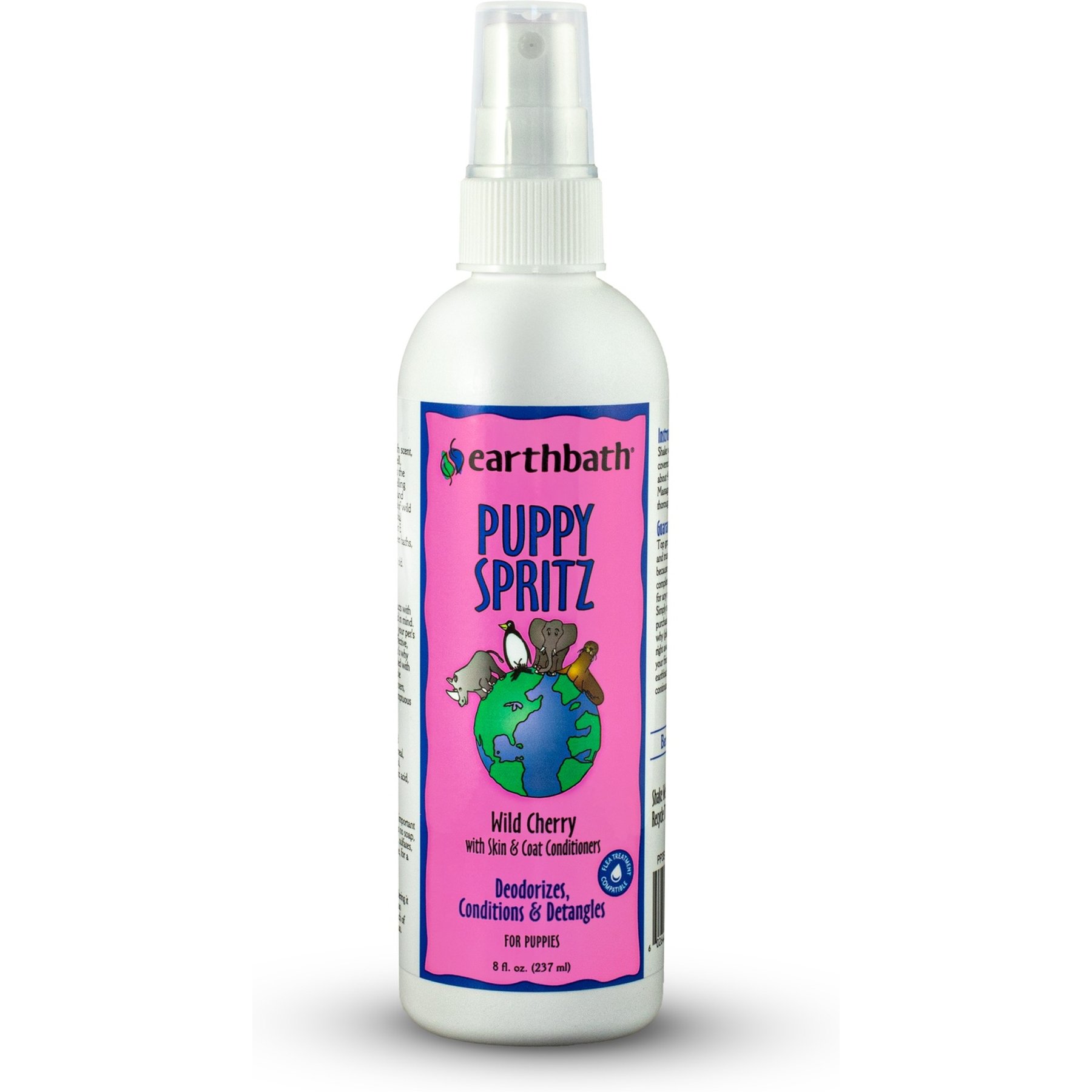 Earthbath 3-in-1 Deodorizing Wild Cherry Puppy Spray, 8-fl oz bottle