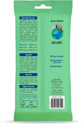 Show full view: Earthbath Witch Hazel & Chamomile Cat & Dog Ear Wipes, 30 count slide 8 of 11