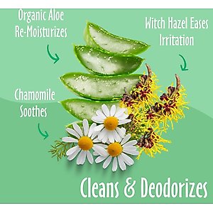 Earthbath Witch Hazel & Chamomile Cat & Dog Ear Wipes, 30 count