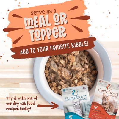 Show full view: Earthborn Holistic Catalina Catch Grain-Free Natural Canned Cat & Kitten Food, 3-oz can, bundle of 48  slide 8 of 10