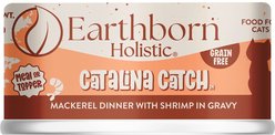Earthborn Holistic Catalina Catch Grain-Free Natural Canned Cat & Kitten Food, 3-oz, case of 24