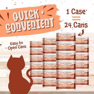 Show full view: Earthborn Holistic Catalina Catch Grain-Free Natural Canned Cat & Kitten Food, 5.5-oz, case of 24 slide 6 of 10