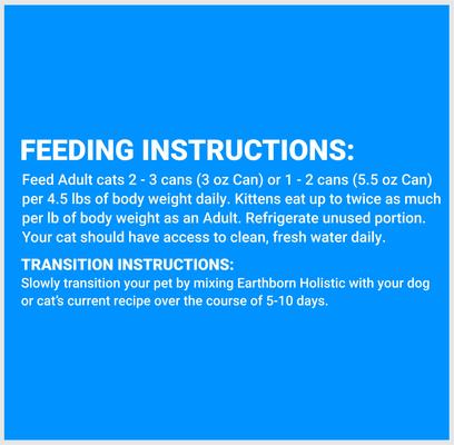 Show full view: Earthborn Holistic Catalina Catch Grain-Free Natural Canned Cat & Kitten Food, 5.5-oz, case of 24 slide 9 of 10