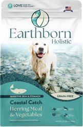 Earthborn Holistic Coastal Catch Herring Meal & Vegetables Grain-Free Dry Dog Food, 25-lb bag slide 2 of 8