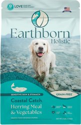 Earthborn Holistic Coastal Catch Herring Meal & Vegetables Grain-Free Dry Dog Food, 4-lb bag