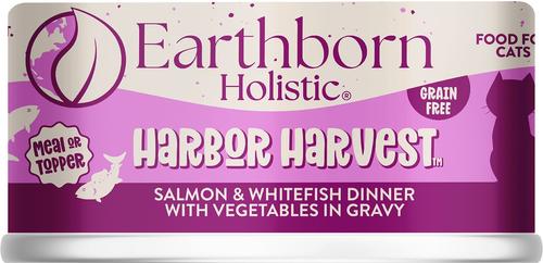 Show full view: Earthborn Holistic Harbor Harvest Grain-Free Natural Canned Cat & Kitten Food, 5.5-oz, case of 24 slide 1 of 10