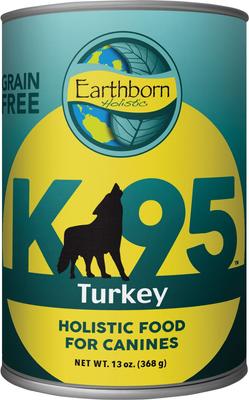 Show full view: Earthborn Holistic K95 Turkey Recipe + K95 Chicken Recipe Canned Dog Food slide 2 of 9