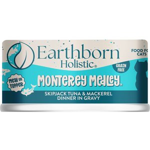 Earthborn Holistic Monterey Medley Grain-Free Natural Canned Cat & Kitten Food, 3-oz, case of 24