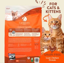Earthborn Holistic Primitive Feline Chicken & Vegetables Grain-Free Dry Cat Food, 12.5-lb slide 2 of 8