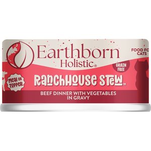 Earthborn Holistic Ranch House Stew Grain-Free Natural Canned Cat & Kitten Food, 5.5-oz, case of 24
