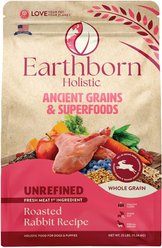 Earthborn Holistic Unrefined Roasted Rabbit with Ancient Grains & Superfoods Dry Dog Food, 25-lb bag slide 2 of 8