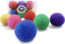 Earthtone Solutions Felted Wool Ball Cat Toys, 6 count