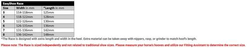 Show full view: EasyCare EasyShoe Race Horseshoe, 2 count, Size 6 slide 8 of 9
