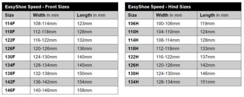 Show full view: EasyCare EasyShoe Speed Horseshoe, 2 count, Front 118 slide 8 of 9