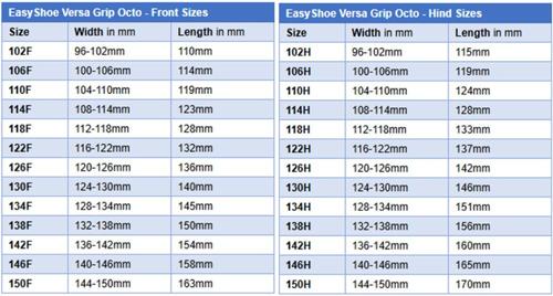 Show full view: EasyCare EasyShoe Versa Grip Octo Horseshoe, 2 count, Hind 118 slide 8 of 11