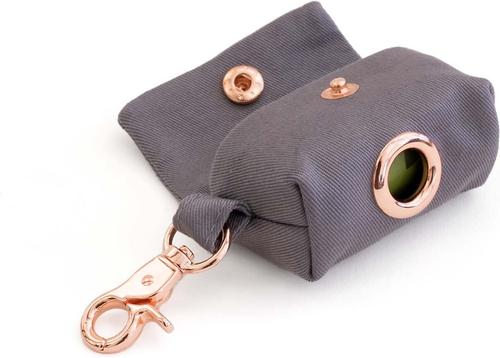 Show full view: Eat Play Wag Dog Poop Bag Carrier, Gray slide 2 of 2