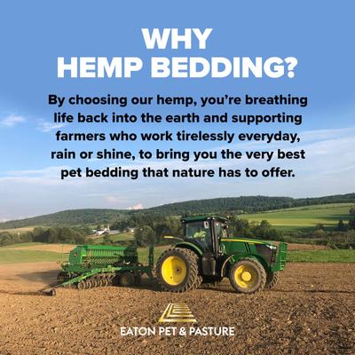 Show full view: Eaton Pet & Pasture Naturally Grown Hemp Small Pet Bedding, 8.5-lb bag slide 6 of 7