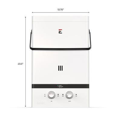 Show full view: Eccotemp EL10- Luxe Portable Outdoor Tankless Water Heater slide 2 of 10