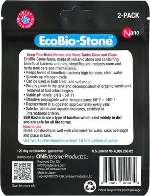 Show full view: EcoBio-Block EcoBio-Stone with Beneficial Aquarium Bacteria, 2 count slide 3 of 5
