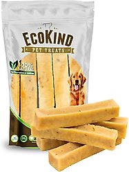 EcoKind Gold Peanut Butter Flavored Yak Chews Dog Treat, Large, 5 count
