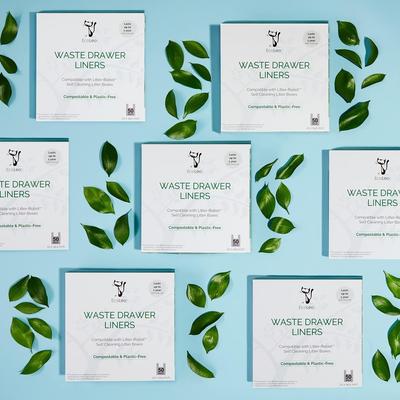 Show full view: EcoLeo Automatic Litter-Robot Compatible & Compostable with Handles Cat Litter Box Replacement Liners, 50 count slide 8 of 8