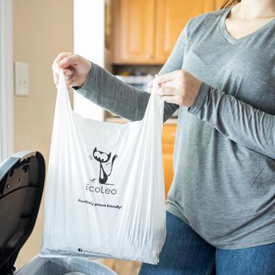 Show full view: EcoLeo Compostabe Litter Scoop Cat Waste Bags, 120 count slide 5 of 6