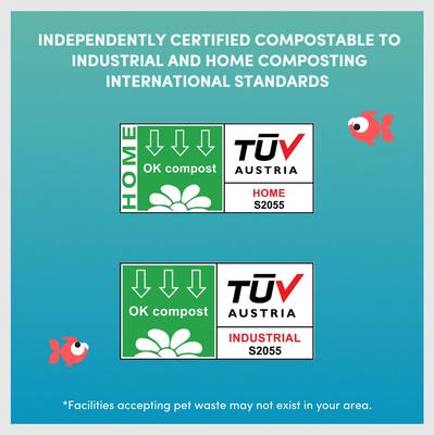 Show full view: EcoLeo Compostabe Litter Scoop Cat Waste Bags, 40 count slide 6 of 6