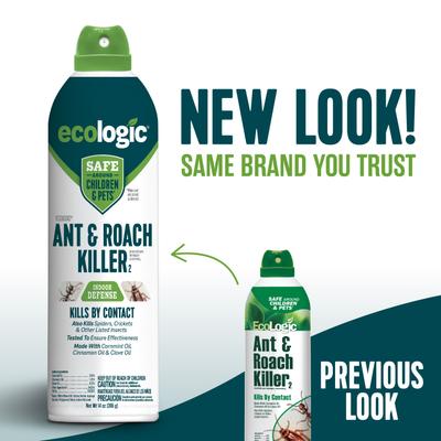 Show full view: EcoLogic Ant & Roach Killer Aerosol Spray, 14-fl oz bottle slide 9 of 10
